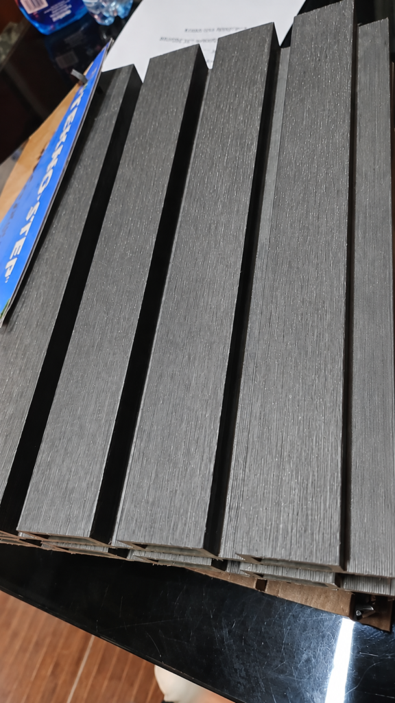 WPC Lambrín exterior muros y techos - Charcoal